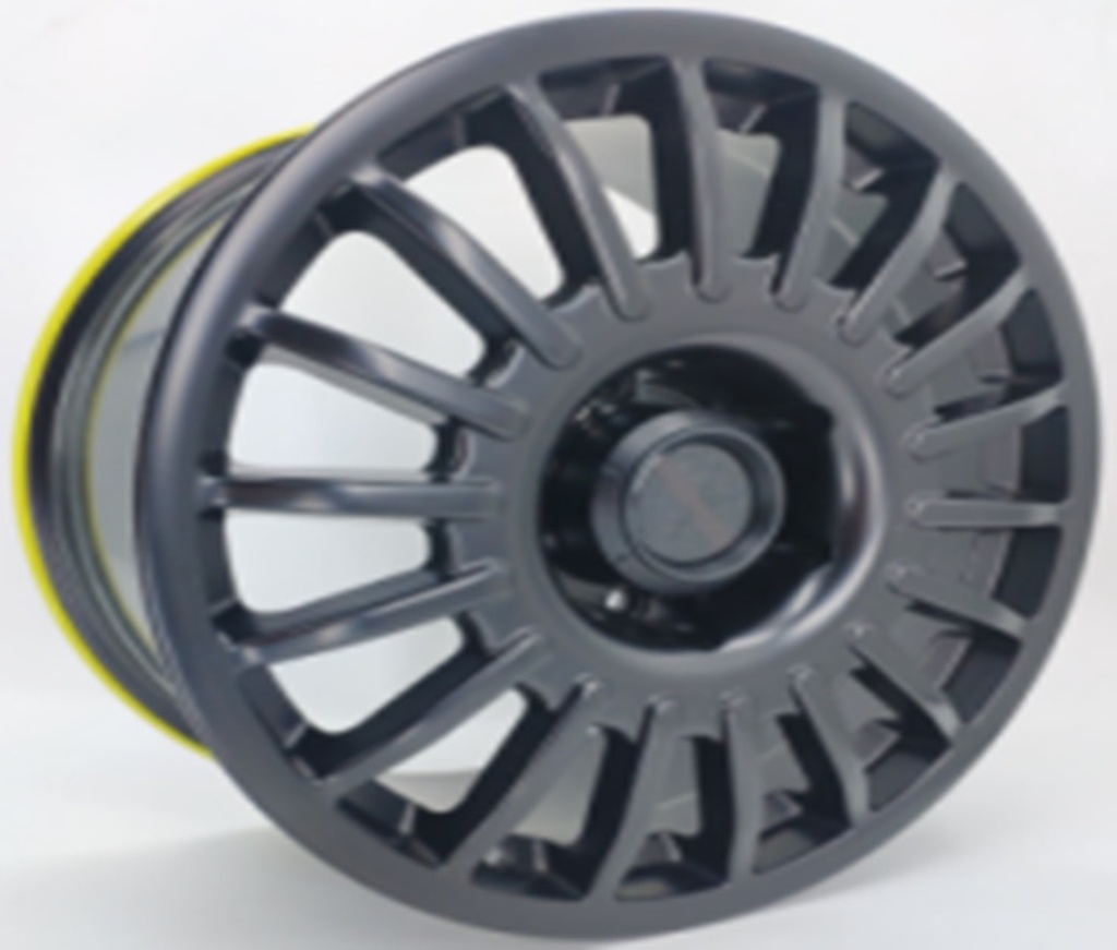عجلة ألمنيوم 17 * 8.0 F-BRD أسود غير لامع (H / PCD 5 * 150)