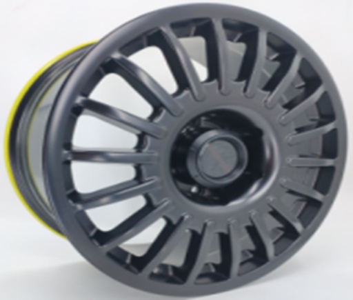 عجلة ألمنيوم 17 * 8.0 F-BRD أسود غير لامع (H / PCD 5 * 150)